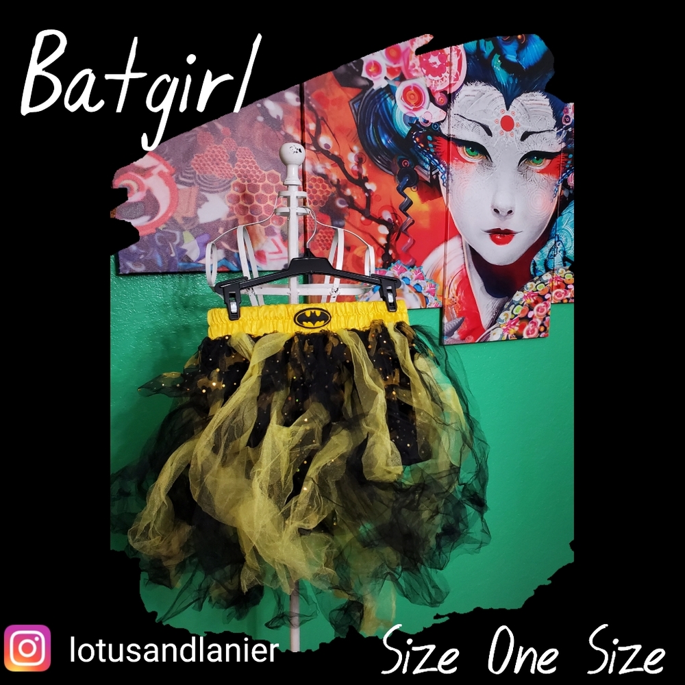 Batman/Batgirl Tutu Size : One Size
